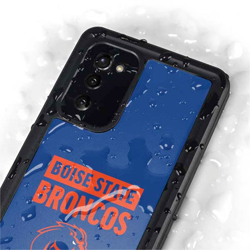 Boise State University Broncos Galaxy Note20 5G Waterproof Case