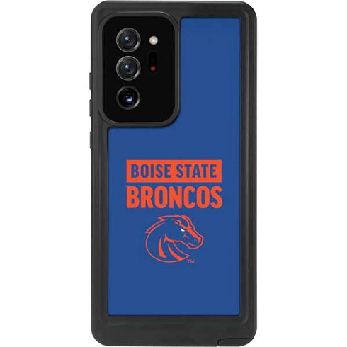Boise State University Broncos Galaxy Note20 Ultra 5G Waterproof Case