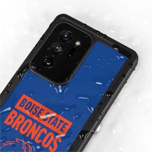Boise State University Broncos Galaxy Note20 Ultra 5G Waterproof Case