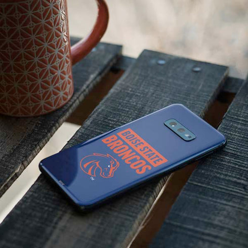 Boise State University Broncos Galaxy S10e Skin