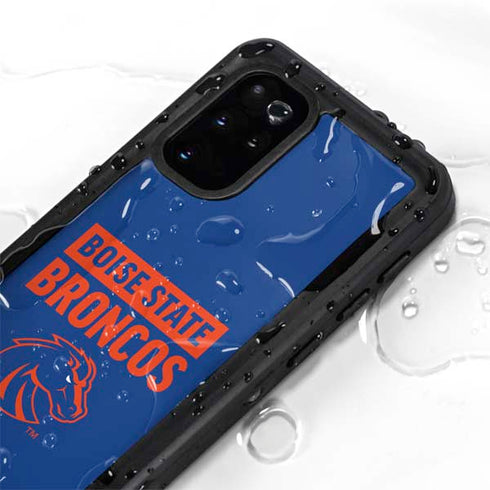 Boise State University Broncos Galaxy S20 Plus Waterproof Case