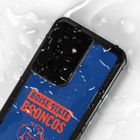 Boise State University Broncos Galaxy S24 Ultra Waterproof Case