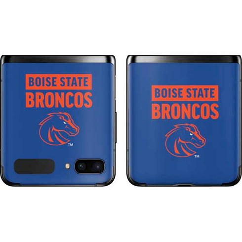 Boise State University Broncos Galaxy Z Flip Skin