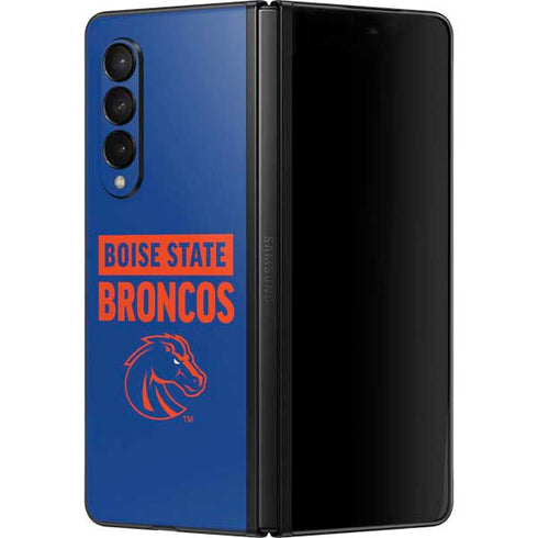 Boise State University Broncos Galaxy Z Fold3 5G Skin