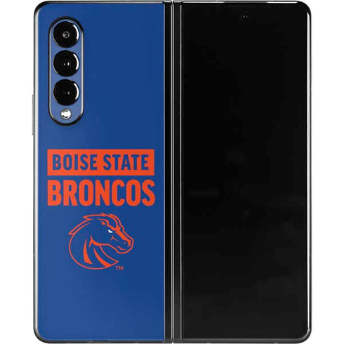 Boise State University Broncos Galaxy Z Fold3 5G Skin