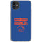 Boise State University Broncos iPhone 11 Clear Case