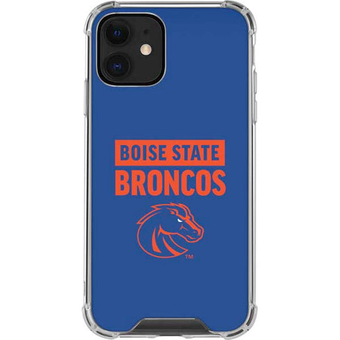 Boise State University Broncos iPhone 12 Clear Case
