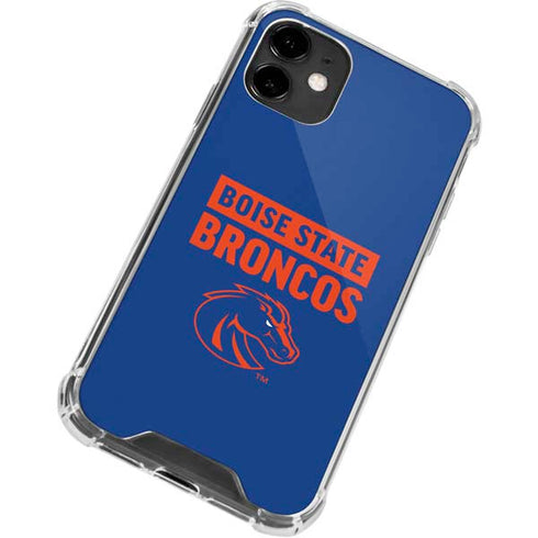 Boise State University Broncos iPhone 12 Clear Case