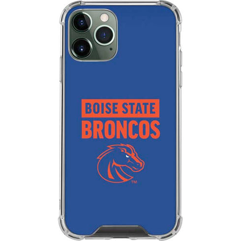 Boise State University Broncos iPhone 12 Pro Clear Case