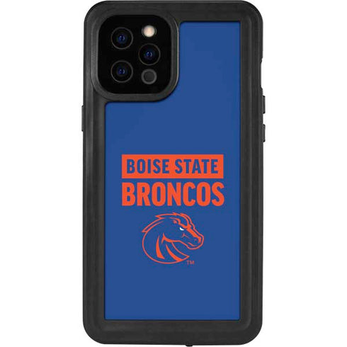 Boise State University Broncos iPhone 12 Pro Max Waterproof Case