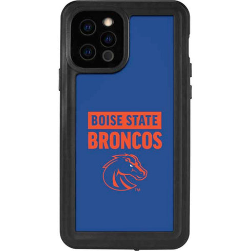 Boise State University Broncos iPhone 12 Pro Waterproof Case