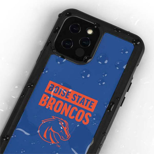 Boise State University Broncos iPhone 12 Pro Waterproof Case