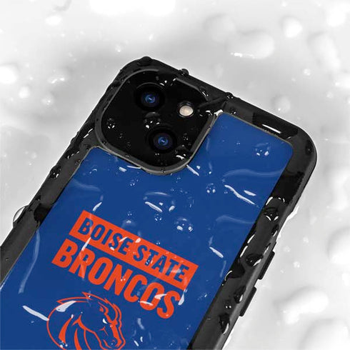 Boise State University Broncos iPhone 13 Mini Waterproof Case