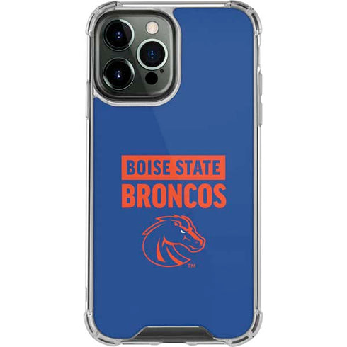 Boise State University Broncos iPhone 14 Pro Max Clear Case