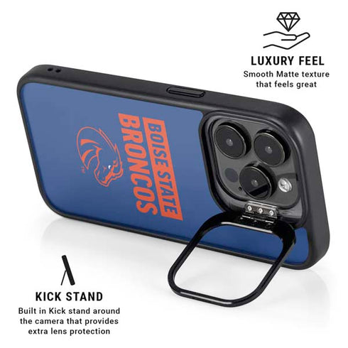 Boise State University Broncos iPhone 14 Pro Max Kickstand Case