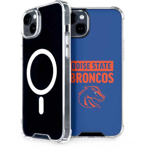 Boise State University Broncos iPhone 15 Plus MagSafe Case