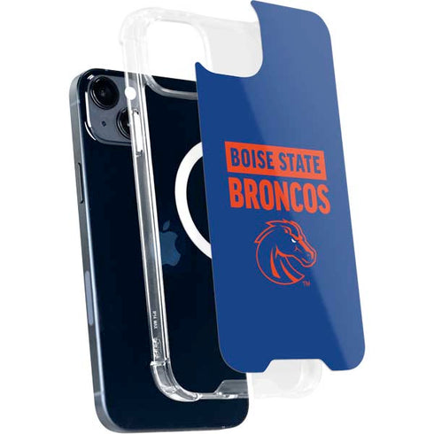Boise State University Broncos iPhone 15 Plus MagSafe Case