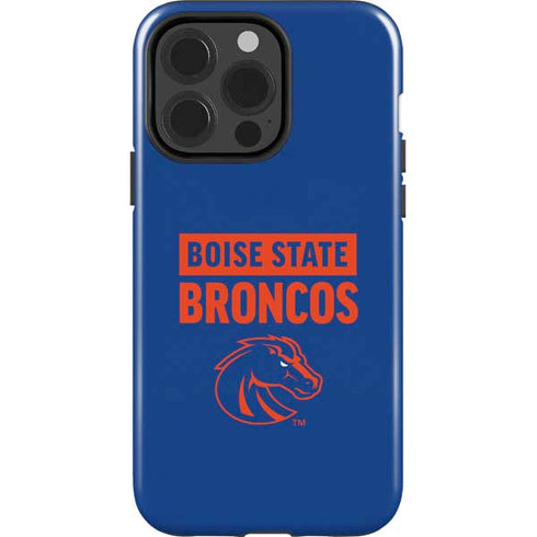 Boise State University Broncos iPhone 15 Pro Impact Case
