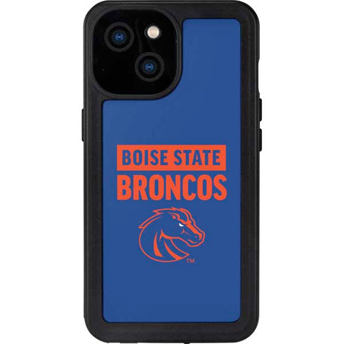 Boise State University Broncos iPhone 15 Waterproof Case