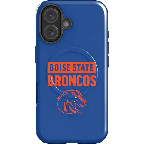 Boise State University Broncos iPhone 16 Magsafe Impact Case