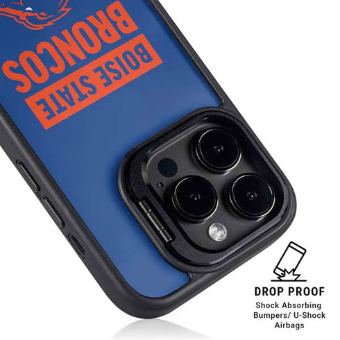 Boise State University Broncos iPhone 16 Pro Max Kickstand Case