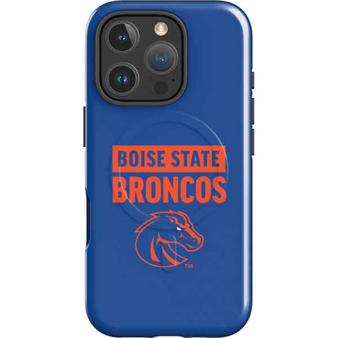 Boise State University Broncos iPhone 16 Pro Max Magsafe Impact Case