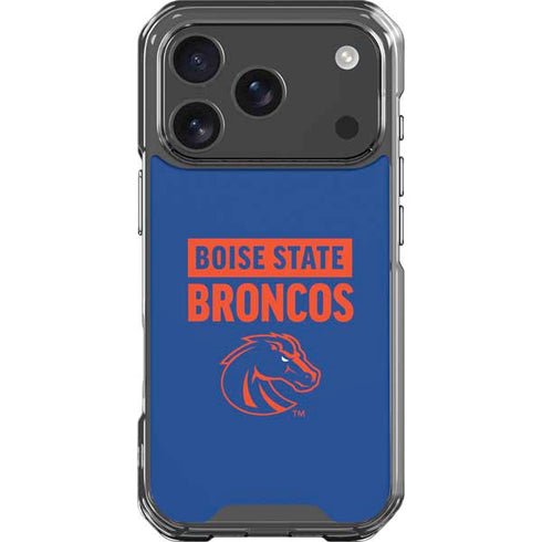 Boise State University Broncos iPhone 18 Pro Clear Case