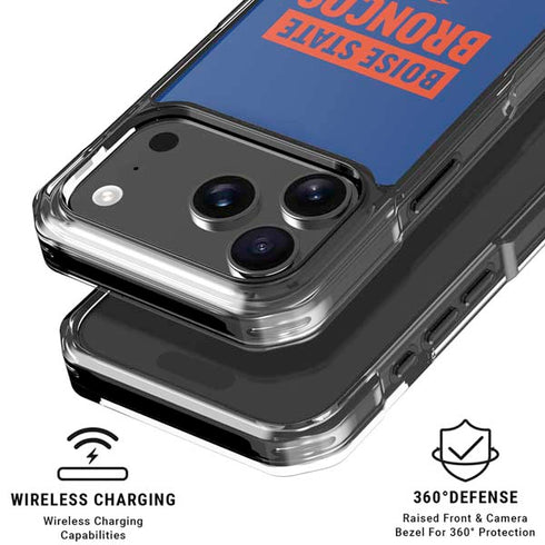 Boise State University Broncos iPhone 18 Pro Clear Case