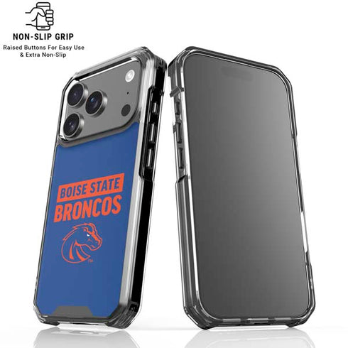 Boise State University Broncos iPhone 18 Pro Clear Case