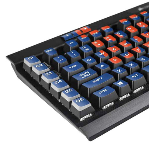 Boise State University Broncos K95 RGB PLATINUM Mechanical Gaming Keyboard Skin