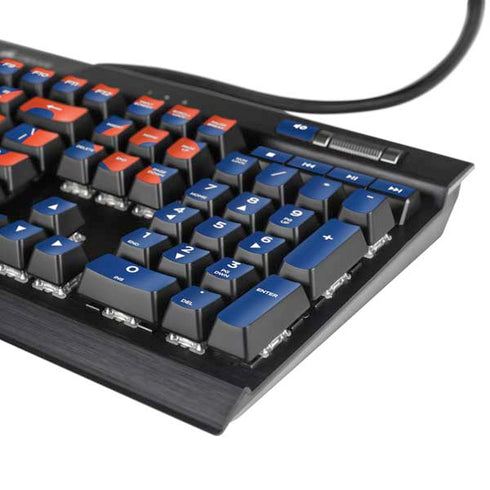 Boise State University Broncos K95 RGB PLATINUM Mechanical Gaming Keyboard Skin