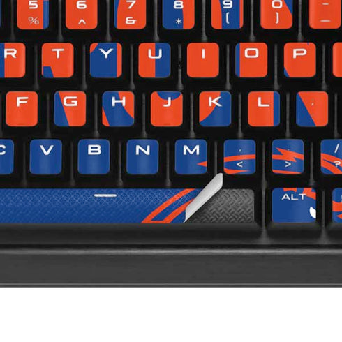 Boise State University Broncos K95 RGB PLATINUM Mechanical Gaming Keyboard Skin