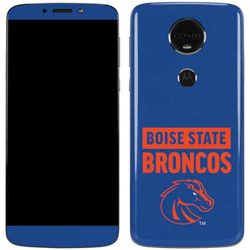 Boise State University Broncos Moto E5 Plus Skin