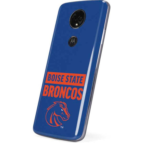 Boise State University Broncos Moto E5 Plus Skin