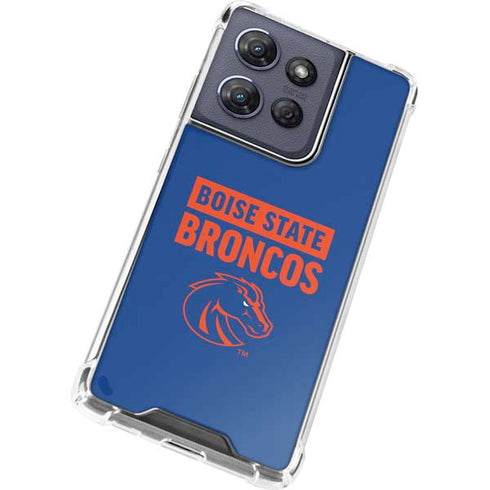 Boise State University Broncos Moto G 5G (2025) Clear Case