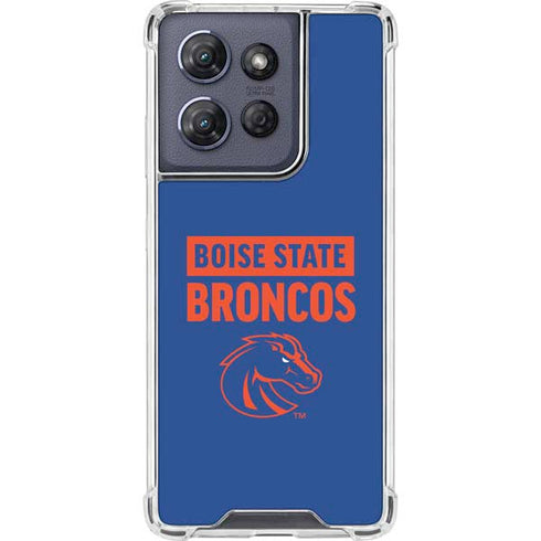 Boise State University Broncos Moto G Play 5G (2025) Clear Case