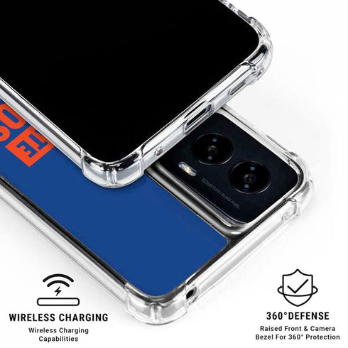 Boise State University Broncos Moto G Power 5G (2024) Clear Case