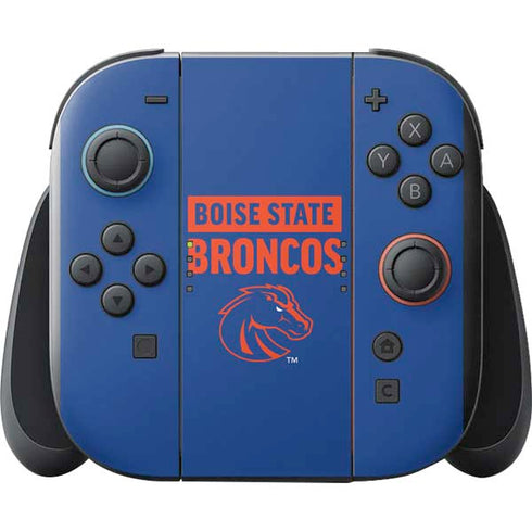 Boise State University Broncos Nintendo Switch 2 (2025) with Joy-Con Skin