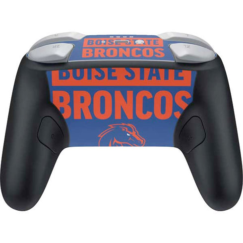 Boise State University Broncos Nintendo Switch 2 (2025) Pro Controller Skin