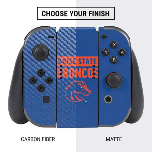 Boise State University Broncos Nintendo Switch Bundle Skin