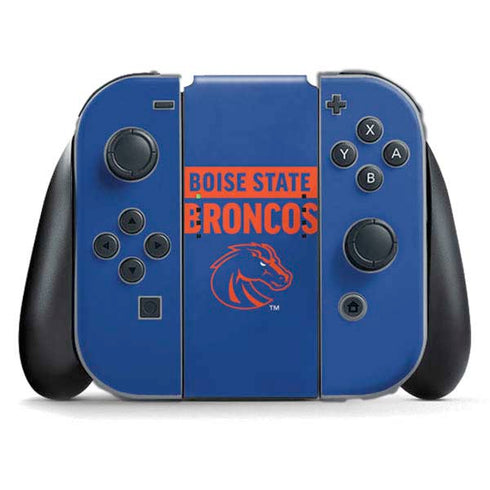 Boise State University Broncos Nintendo Switch (2017-2021) Joy-Con Controller Skin