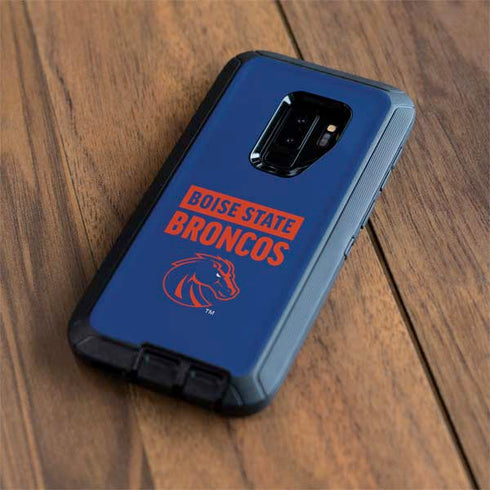 Boise State University Broncos Otterbox Defender Galaxy Skin