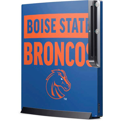 Boise State University Broncos Playstation 3 & PS3 Slim Skin