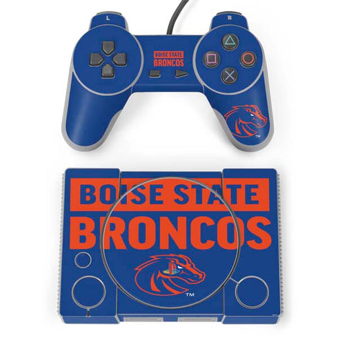 Boise State University Broncos PlayStation Classic Bundle Skin