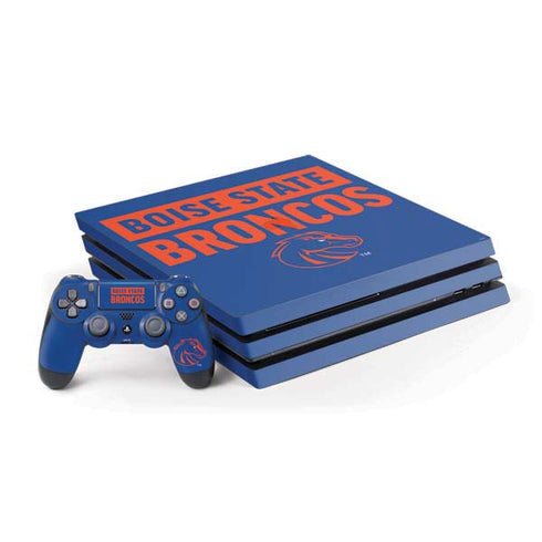 Boise State University Broncos PS4 Pro Bundle Skin