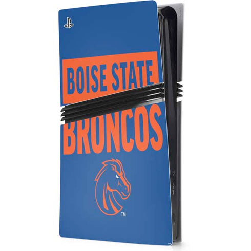 Boise State University Broncos PS5 Pro Console Skin