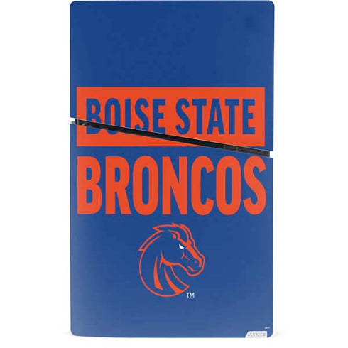 Boise State University Broncos PS5 Slim Digital Edition Console Skin