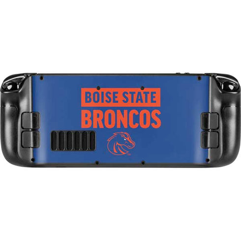 Boise State University Broncos Steam Deck Handheld Gaming Computer OLED Skin