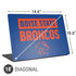 Boise State University Broncos Universal Laptop 18in (14.6 x 10.6in) Skin