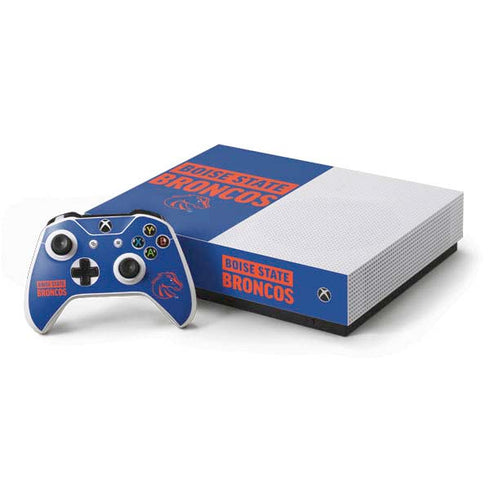 Boise State University Broncos Xbox One S All-Digital Edition Bundle Skin